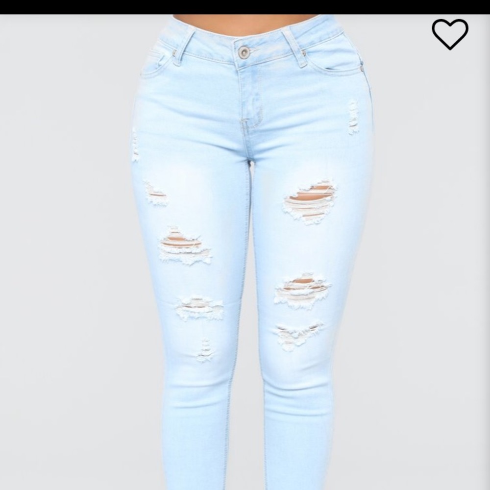 Fashion Nova Ripped Skinny Jeans